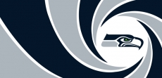007 Seattle Seahawks logo heat sticker
