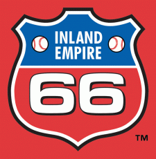 Inland Empire 66ers 2003-2013 Cap Logo heat sticker