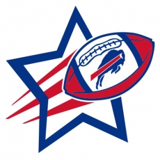 Buffalo Bills Football Goal Star logo heat sticker