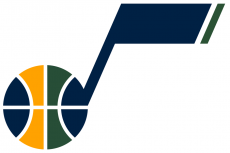 Utah Jazz 2016-Pres Alternate Logo 02 heat sticker