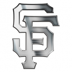 San Francisco Giants Silver Logo heat sticker