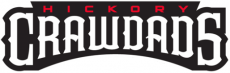 Hickory Crawdads 2016-Pres Wordmark Logo heat sticker