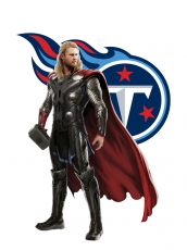 Tennessee Titans Thor Logo heat sticker