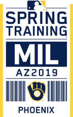 Milwaukee Brewers 2019 Event Logo heat sticker