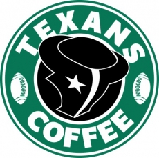 Houston Texans starbucks coffee logo custom vinyl decal