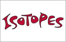 Albuquerque Isotopes 2003-Pres Jersey Logo heat sticker