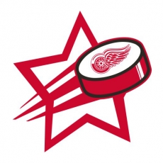 Detroit Red Wings Hockey Goal Star logo heat sticker