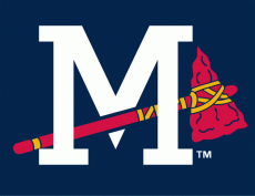 Mississippi Braves 2005-Pres Cap Logo heat sticker