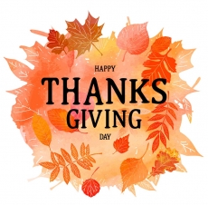 Thanksgiving Day Logo 33 heat sticker