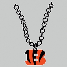 Cincinnati Bengals Necklace logo heat sticker