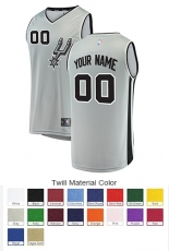 San Antonio Spurs Letter and Number Kits for Statement Jersey Material Twill