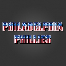 Philadelphia Phillies American Captain Logo custom vinyl decal