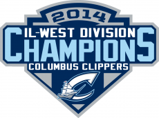 Columbus Clippers 2014 Champion Logo heat sticker