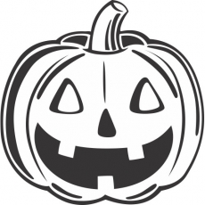 Halloween Logo 05 custom vinyl decal