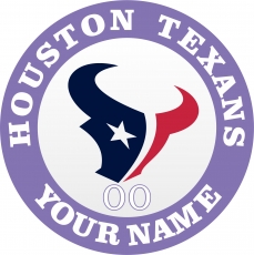 Houston Texans Customized Logo heat sticker