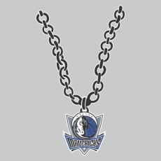 Dallas Mavericks Necklace logo heat sticker