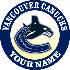 Vancouver Canucks Customized Logo heat sticker
