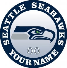 Seattle Seahawks Customized Logo heat sticker