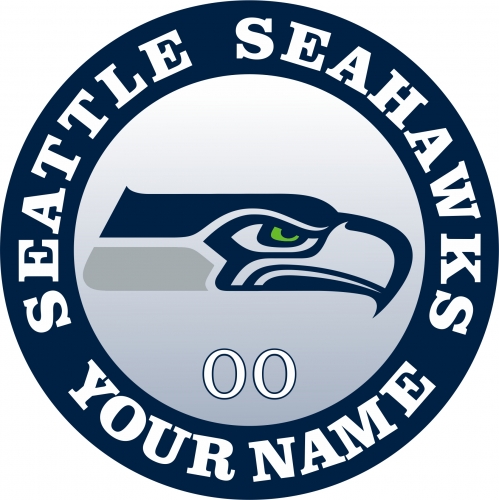 Seattle Seahawks Customized Logo custom vinyl decal