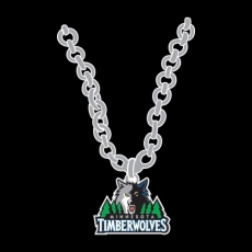 Minnesota Timberwolves Necklace logo custom vinyl decal