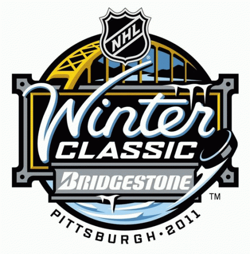 NHL Winter Classic 2010-2011 Logo heat sticker