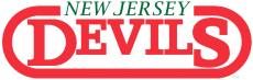 New Jersey Devils 1981 82-1989 90 Wordmark Logo heat sticker