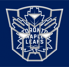 Autobots Toronto Maple Leafs logo heat sticker