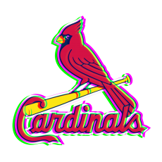 Phantom St. Louis Cardinals logo custom vinyl decal