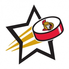 Ottawa Senators Hockey Goal Star logo custom vinyl decal