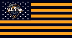 NHL All-Star Game 2016 Flag001 logo custom vinyl decal