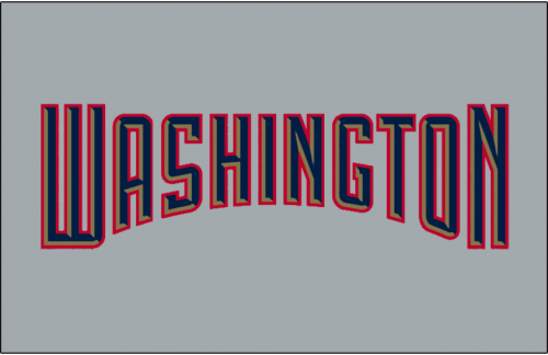 Washington Nationals 2005-2008 Jersey Logo heat sticker