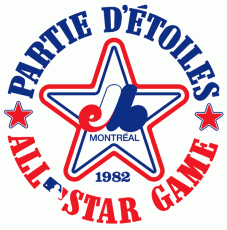 MLB All-Star Game 1982 Logo heat sticker