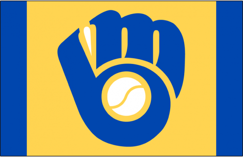 Milwaukee Brewers 1978-1985 Cap Logo heat sticker