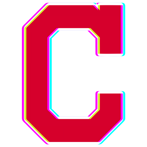 Phantom Cleveland Indians logo heat sticker