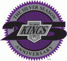 Los Angeles Kings 1991 92 Anniversary Logo heat sticker