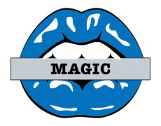 Orlando Magic Lips Logo heat sticker