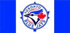 Toronto Blue Jays Flag001 logo heat sticker