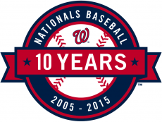 Washington Nationals 2015 Anniversary Logo heat sticker