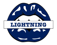 Tampa Bay Lightning Lips Logo custom vinyl decal