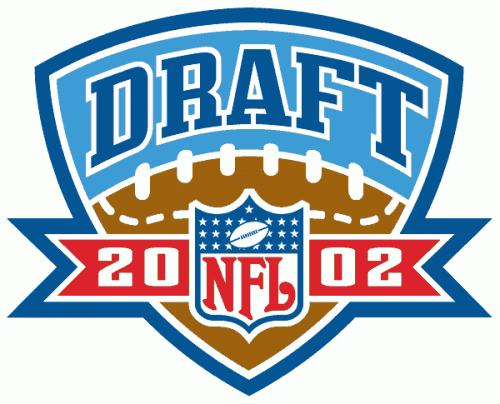 NFL Draft 2002 Logo heat sticker