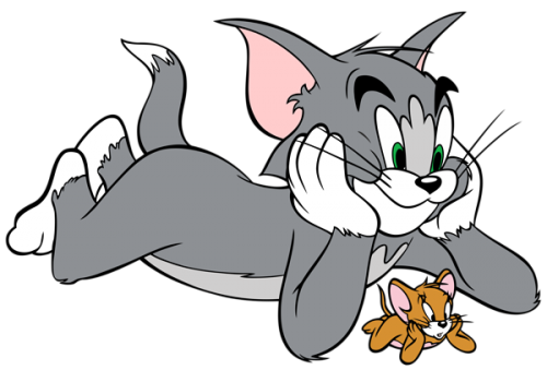 Tom and Jerry Logo 20 heat sticker