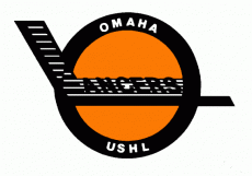 Omaha Lancers 1986 87-2001 02 Primary Logo heat sticker