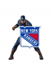 New York Rangers Captain America Logo custom vinyl decal