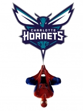 Charlotte Hornets Spider Man Logo custom vinyl decal