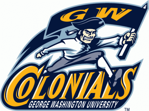 George Washington Colonials 1997-2008 Primary Logo heat sticker