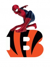 Cincinnati Bengals Spider Man Logo custom vinyl decal