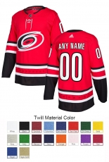 Carolina Hurricanes Custom Letter and Number Kits for Home Jersey Material Twill
