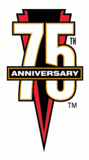 Chicago Blackhawks 2000 01 Anniversary Logo 1 heat sticker