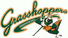 Greensboro Grasshoppers 2005-Pres Primary Logo heat sticker