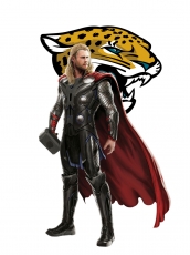 Jacksonville Jaguars Thor Logo heat sticker